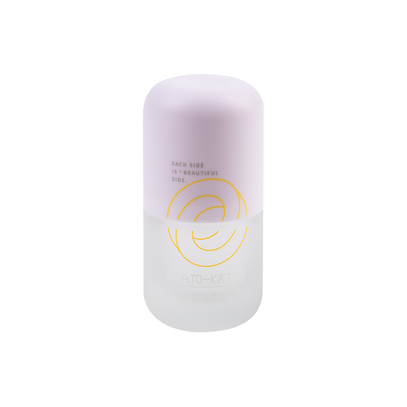 Botol kaca kosmetik berbentuk kapsul 30ml dengan tutup ABS