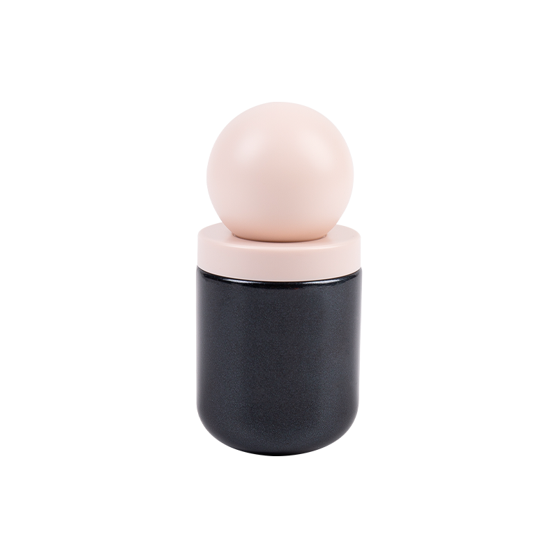 30ml Botol Kosmetik Kaca Matte Dengan Tutup ABS Bola Lembut
