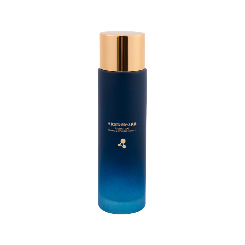 Botol lotion kaca gradien biru 80ml