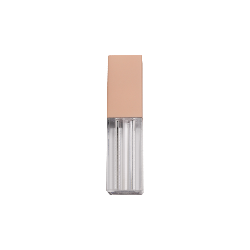 4,5ml kulit kulit pink lip gloss square tabung
