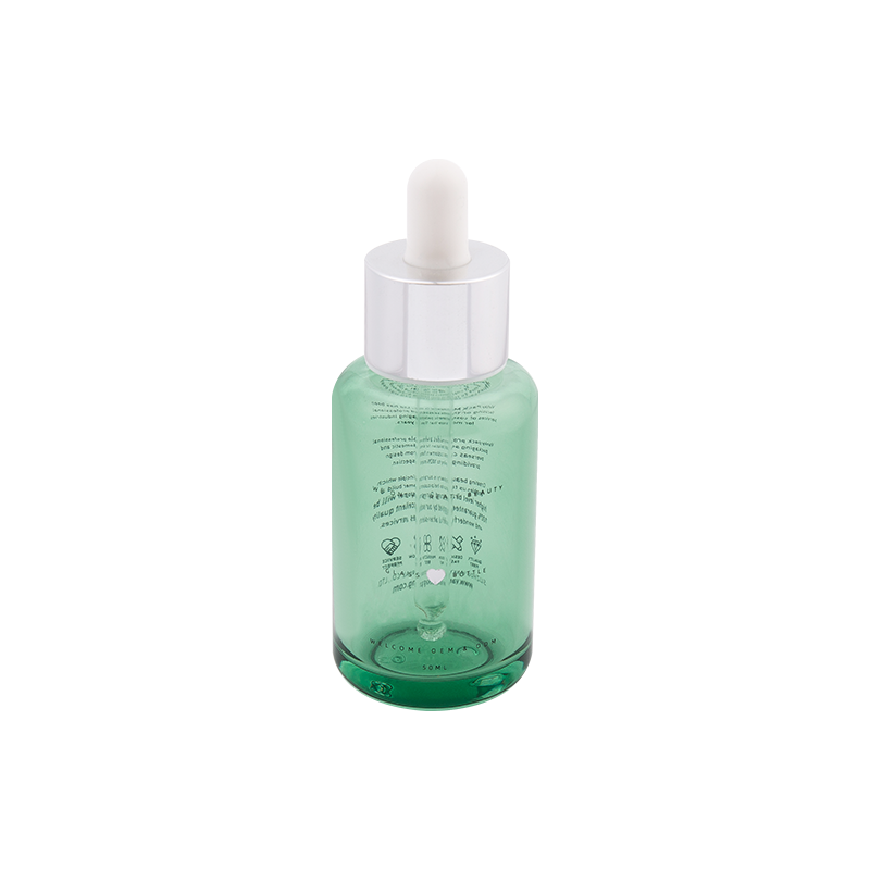 Botol penetes serum kaca hijau 50ml