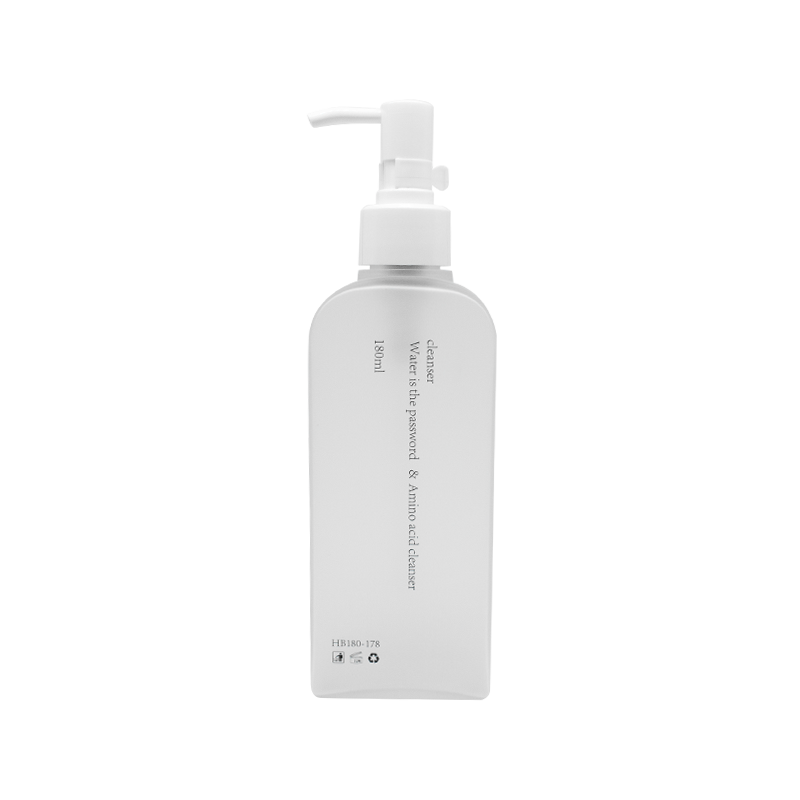Petg 180ml botol pembersih berbusa datar