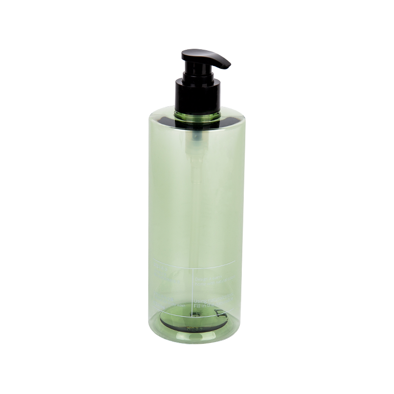 Botol pompa hijau Petg 500ml elegan